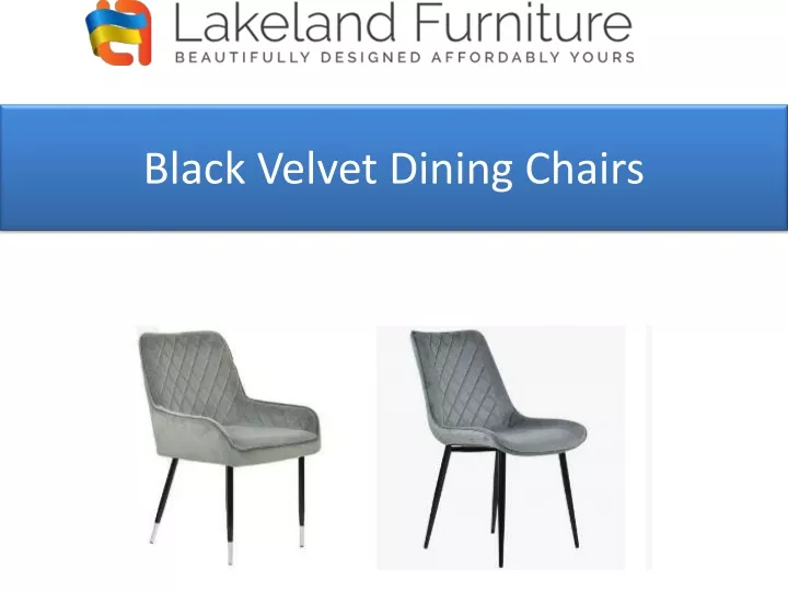 black velvet dining chairs