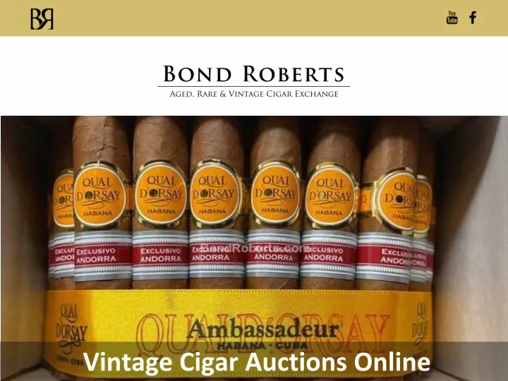 vintage cigar auctions online