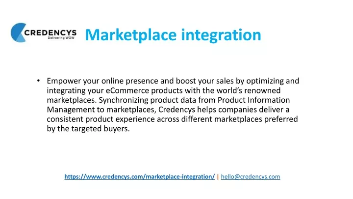 marketplace integration