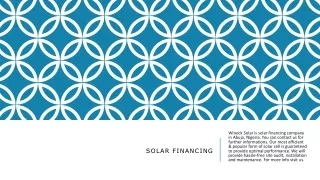 solar financing