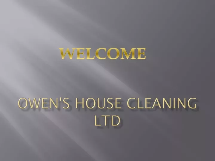 owen s house cleaning ltd