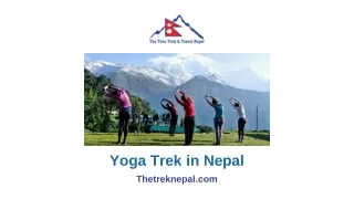 Yoga Trek in Nepal