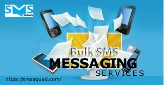Get To Your Consumers with Bulk SMS Messaging Services - SMS Squad