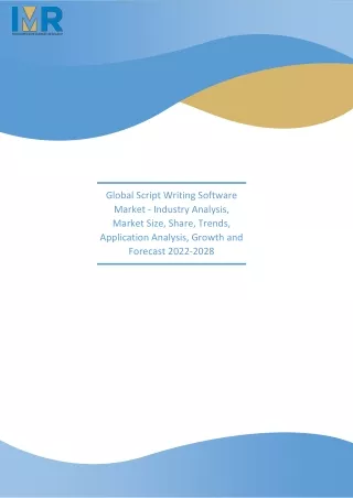 Script Writing Software