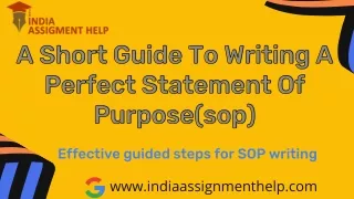 a short guide to writing a a short guide