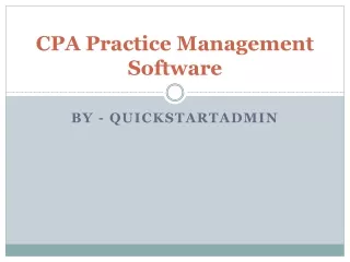 cpa practice management software