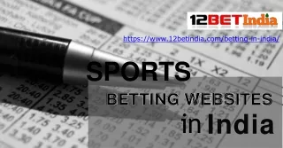 Sports Betting Websites in India_PPT