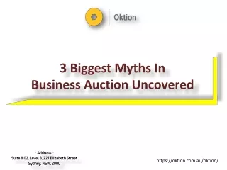 3 Biggest Myths In Business Auction Uncovered