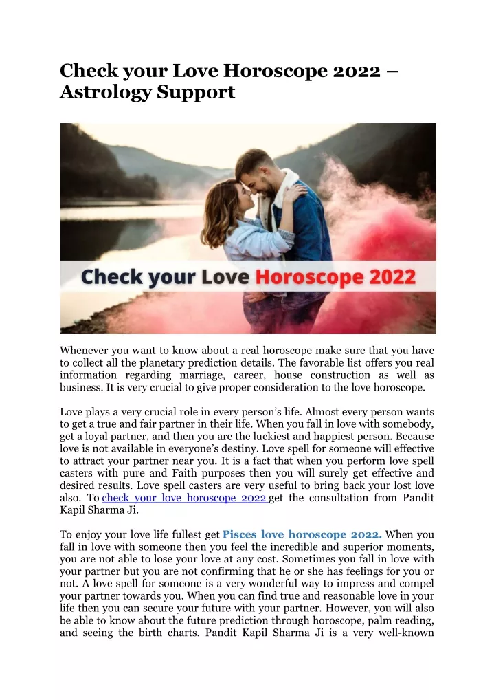 check your love horoscope 2022 astrology support