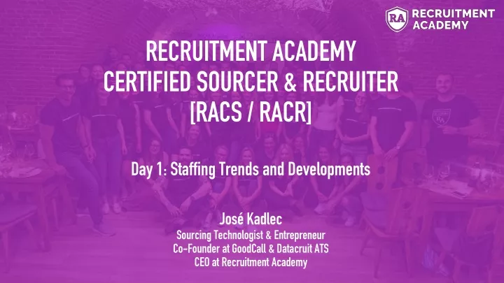 recruitment academy certified sourcer recruiter