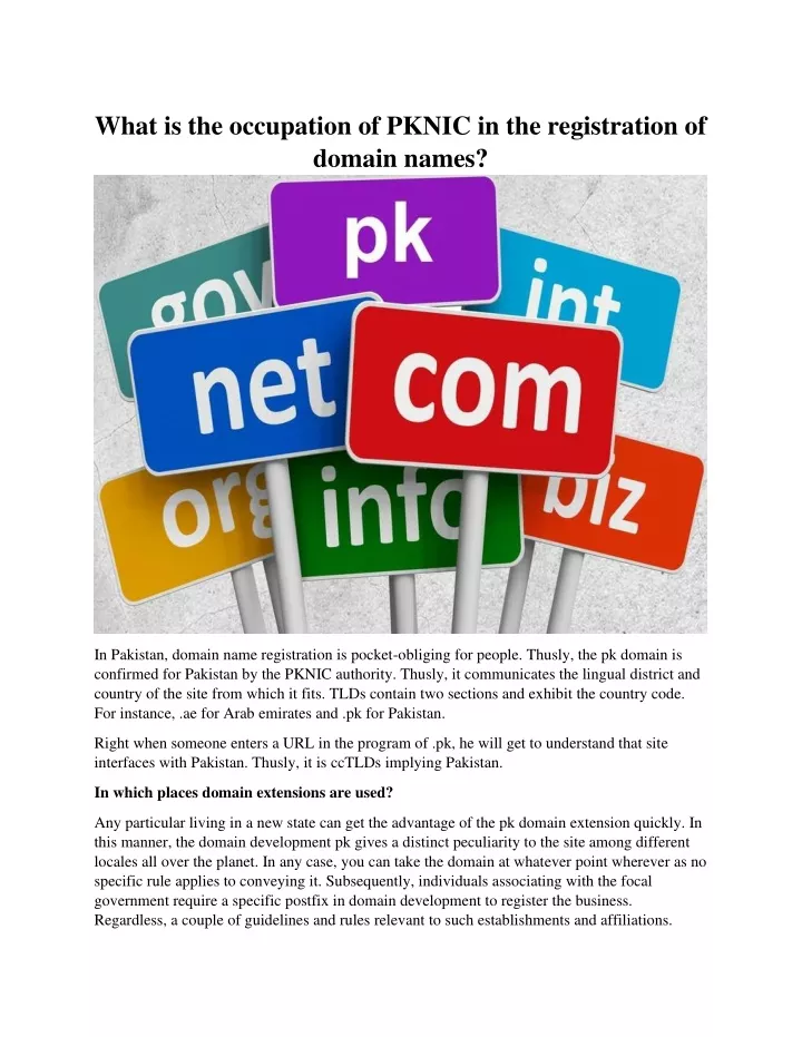 what is the occupation of pknic