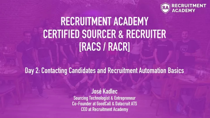 recruitment academy certified sourcer recruiter