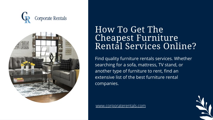 how to get the cheapest furniture rental services