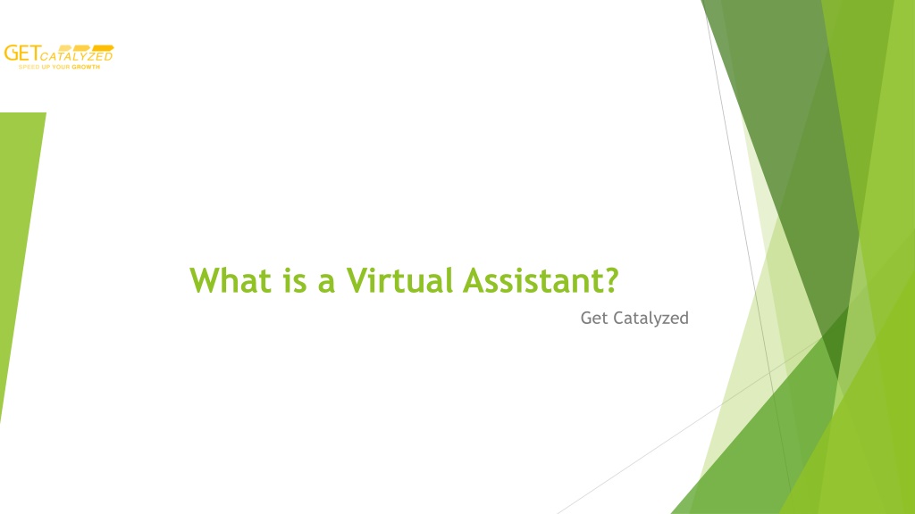 PPT - What is a Virtual Assistant? PowerPoint Presentation, free ...