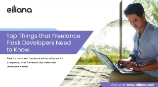 Top Things That Freelance Flask Developers Need To Know.