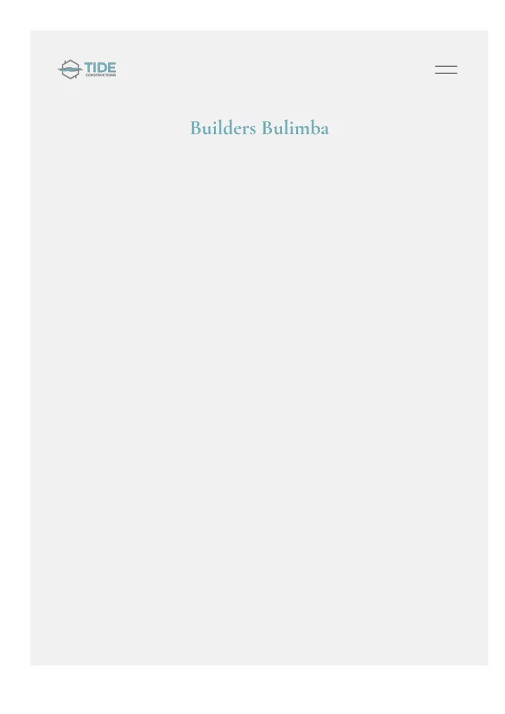 builders bulimba