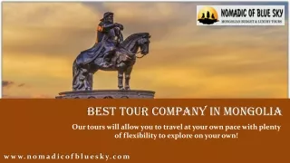 Best Tour Company in Mongolia