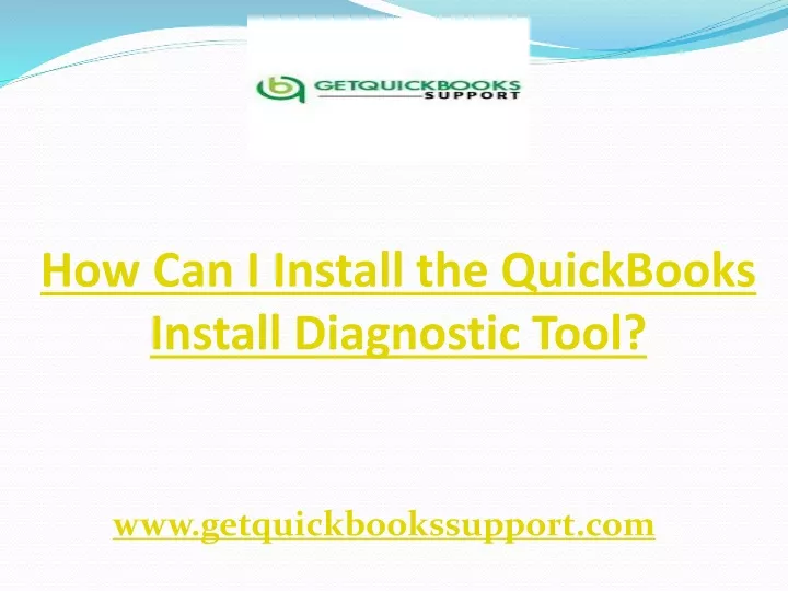 how can i install the quickbooks install diagnostic tool