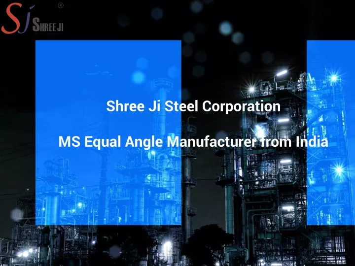 shree ji steel corporation ms equal angle