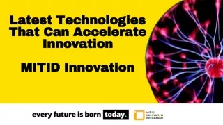 latest technologies that can accelerate