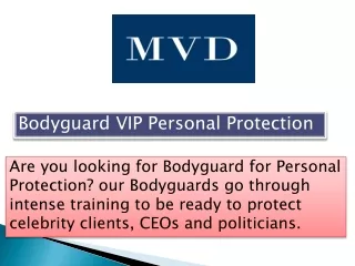bodyguard vip personal protection