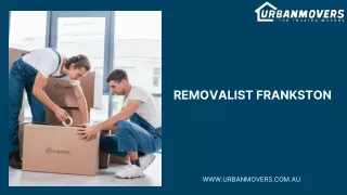Removalists Frankston | Urban Movers