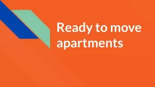 Ready to move apartments in gurgaon