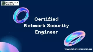 Certified Network Security Engineer | Global Tech Council
