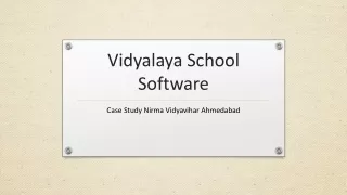 Case Study Nirma Vidyavihar Ahmedabad