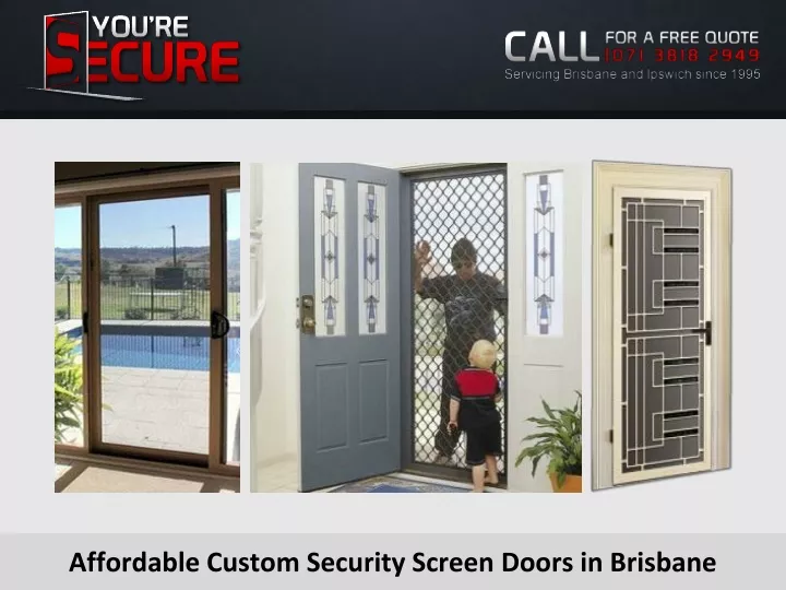 affordable custom security screen doors