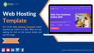 web hosting template