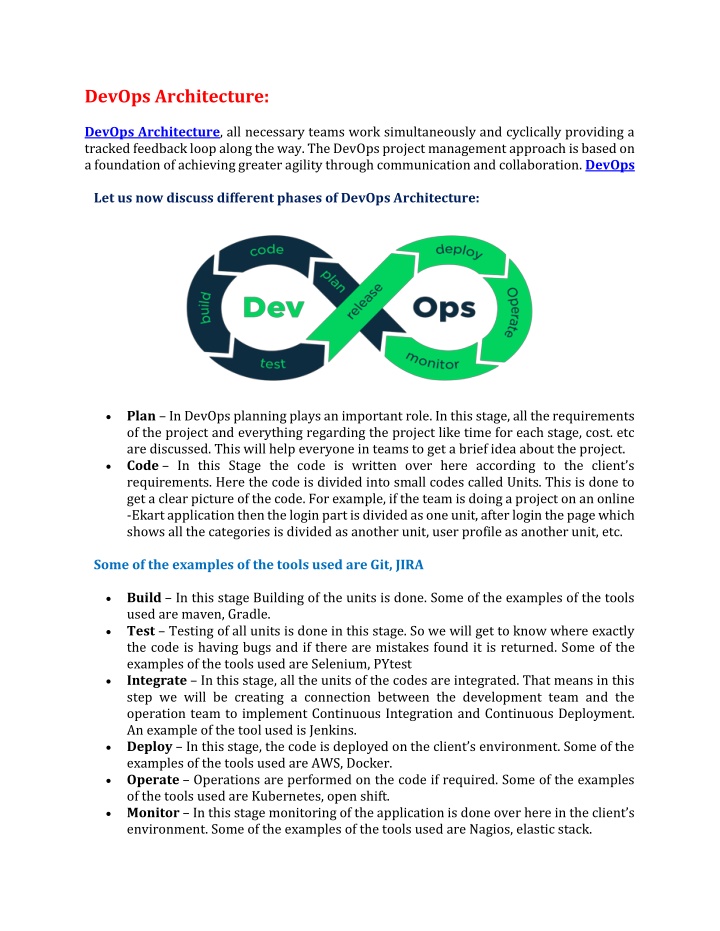 devops architecture