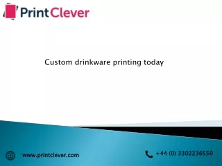 custom drinkware printing today