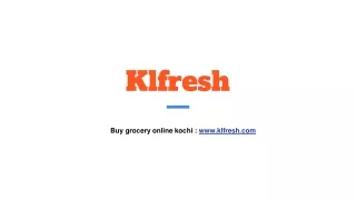 Online grocery in Kochi