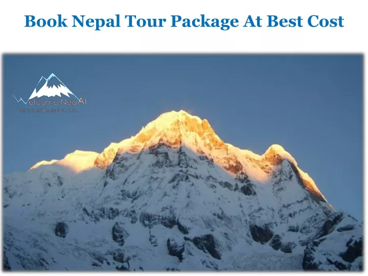 book nepal tour package at best cost