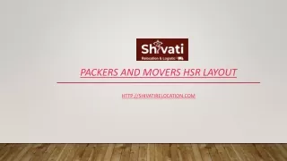 packers and movers hsr layout