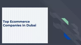 top ecommerce companies in dubai