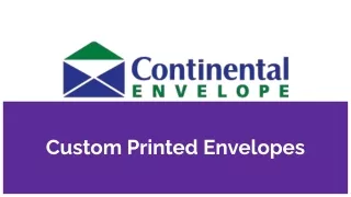custom printed envelopes