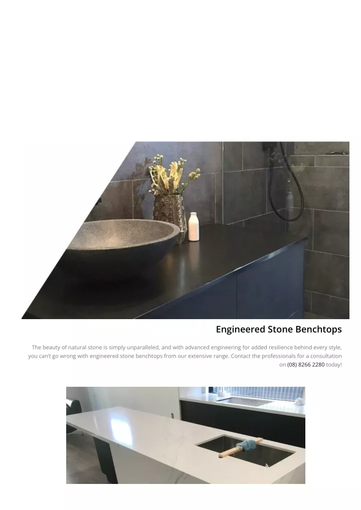 engineered stone benchtops