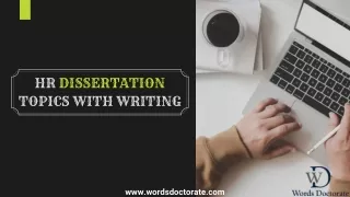HR Dissertation Topics WIth Writing - Words Doctorate