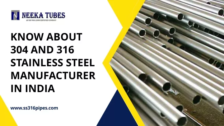 know about 304 and 316 stainless steel