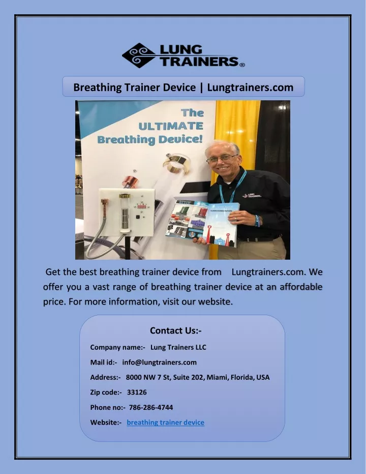 breathing trainer device lungtrainers com