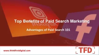 Top Benefits of Paid Search Marketing