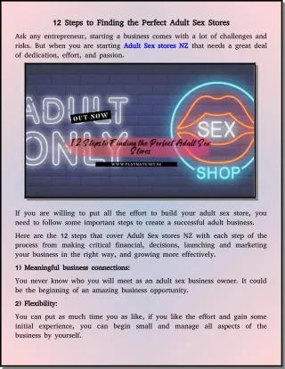 best adult sex stores in nz