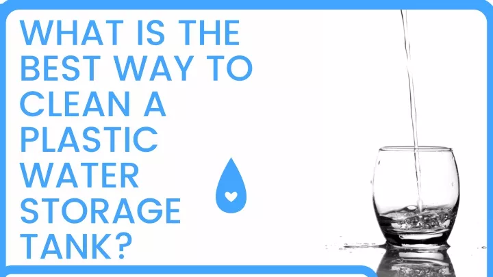 what is the best way to clean a plastic water