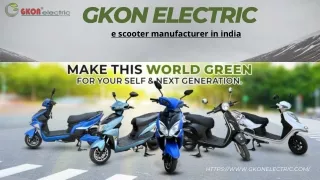 Best Electric Scooty in India at low price- gkonelectric.com