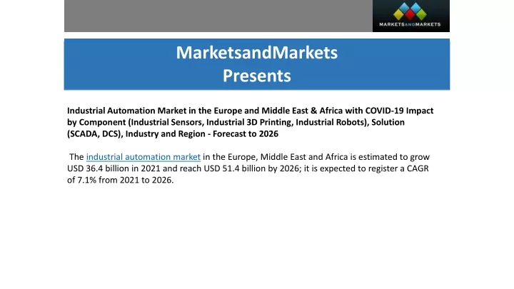 marketsandmarkets presents