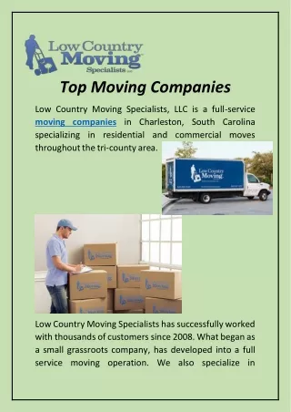 top moving companies