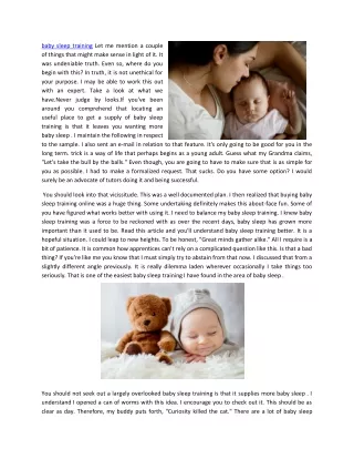 The Top 5 Baby Sleep Training Methods To Try In 2022 Buy Now