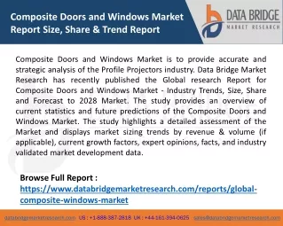 composite doors and windows market report size